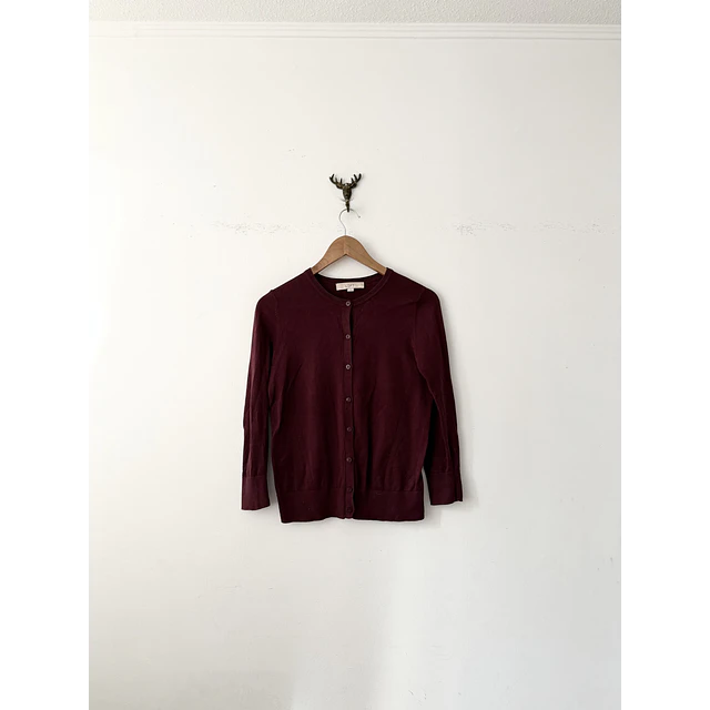Cardigan burdeo (S)