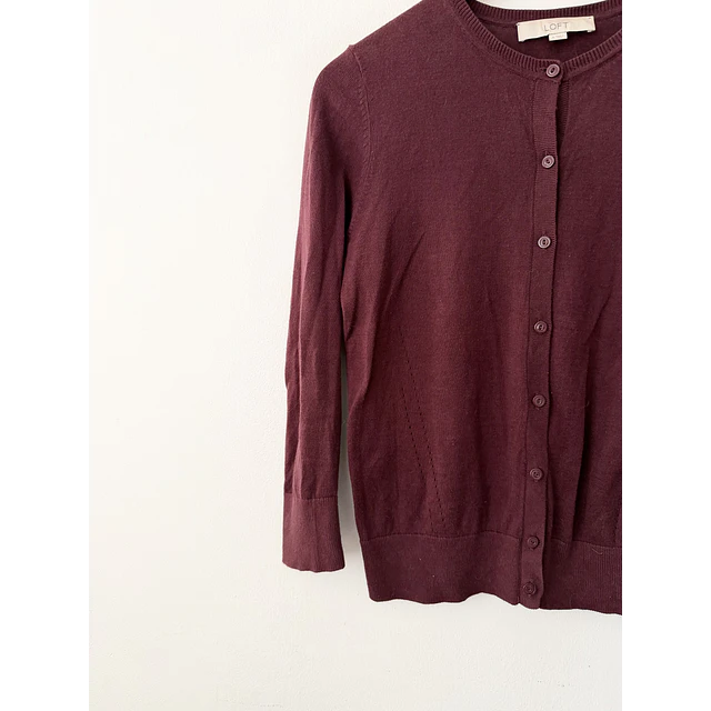 Cardigan burdeo (S)