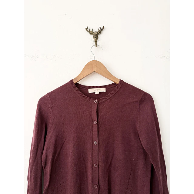 Cardigan burdeo (S)