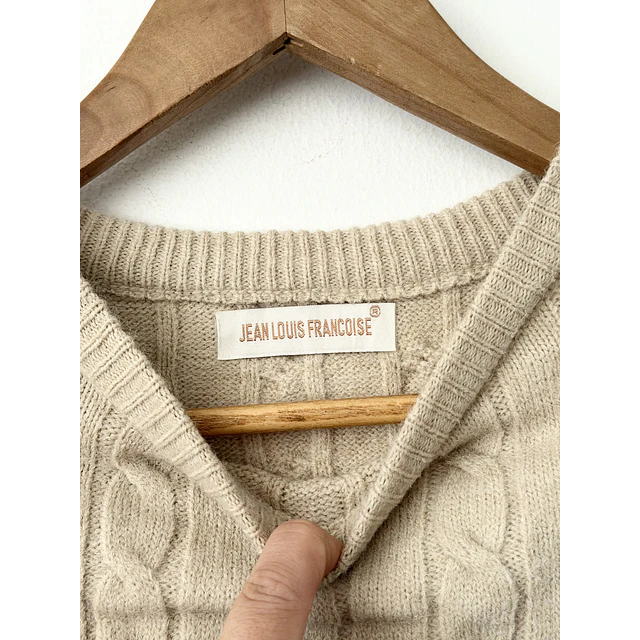 Chaleco trenzado (S)