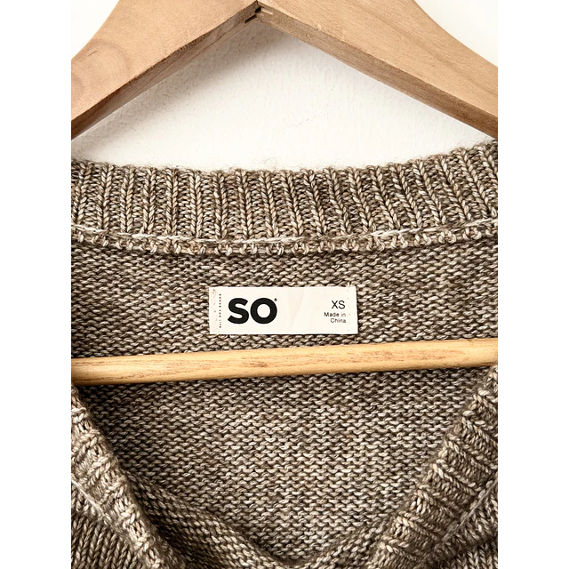 Chaleco cafecito (S)