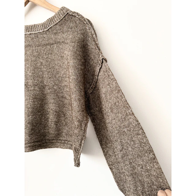 Chaleco cafecito (S)