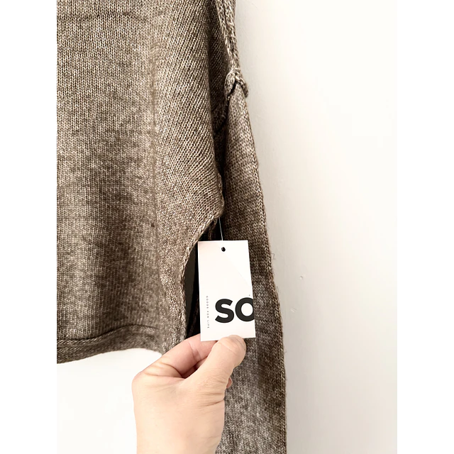 Chaleco cafecito (S)