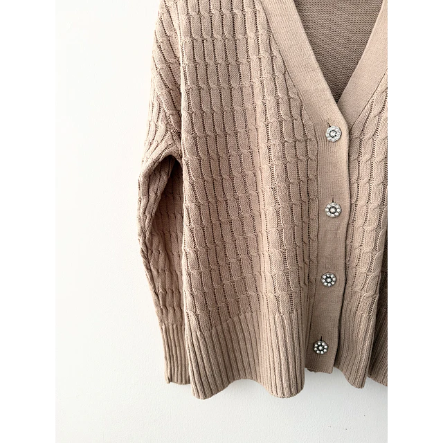 Chaleco beige (M)