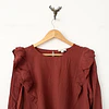 Blusa terracota (M)