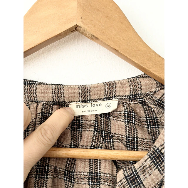 Blusa escocesa (M)