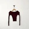 Camiseta burdeo (S)