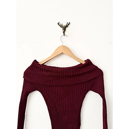 Camiseta burdeo (S)