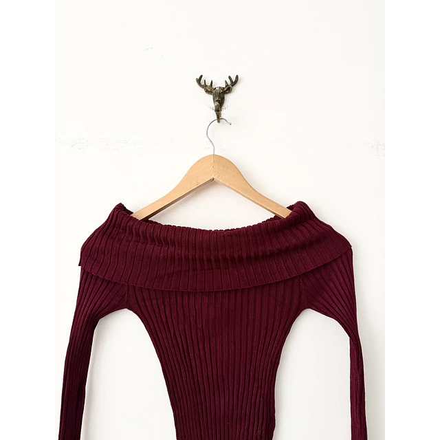 Camiseta burdeo (S)