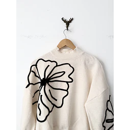 Chaleco flor (M)