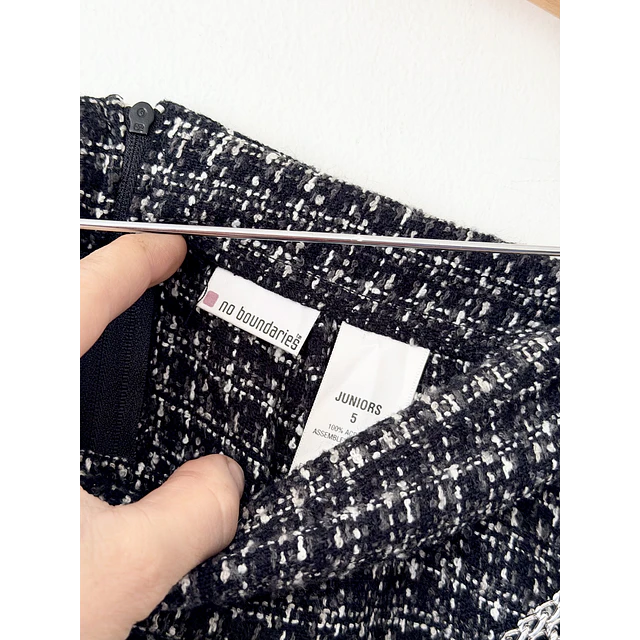 Falda tweed (S)