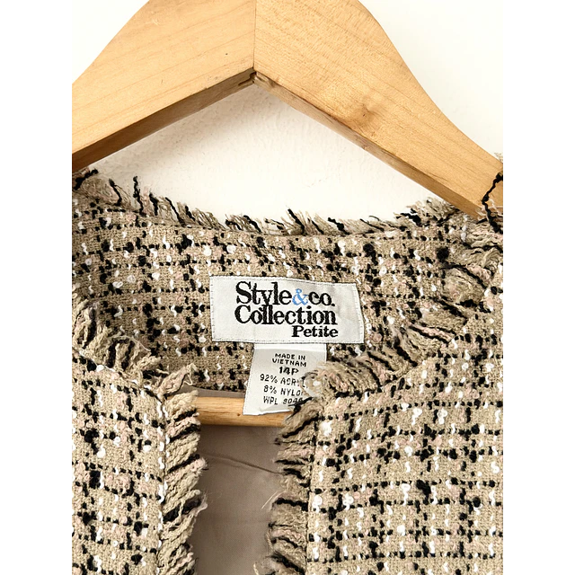 Chaqueta tweed (ML)