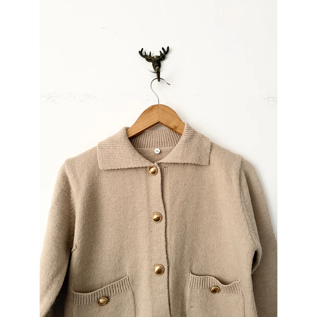 Chaleco beige (S)