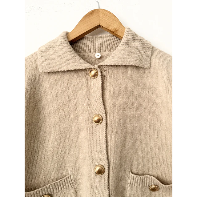 Chaleco beige (S)