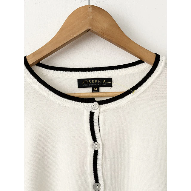 Cardigan blanco (M)