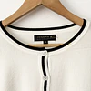 Cardigan blanco (M)
