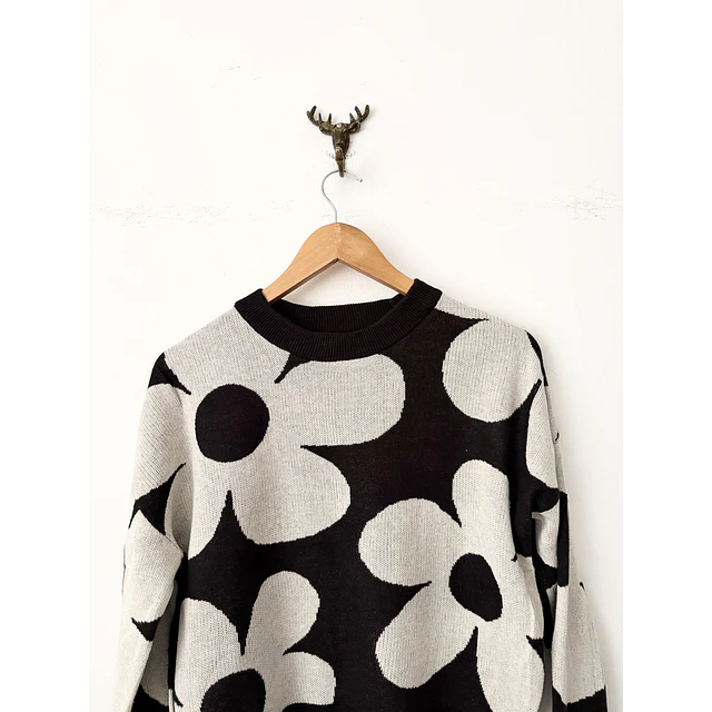Chaleco floral (M)