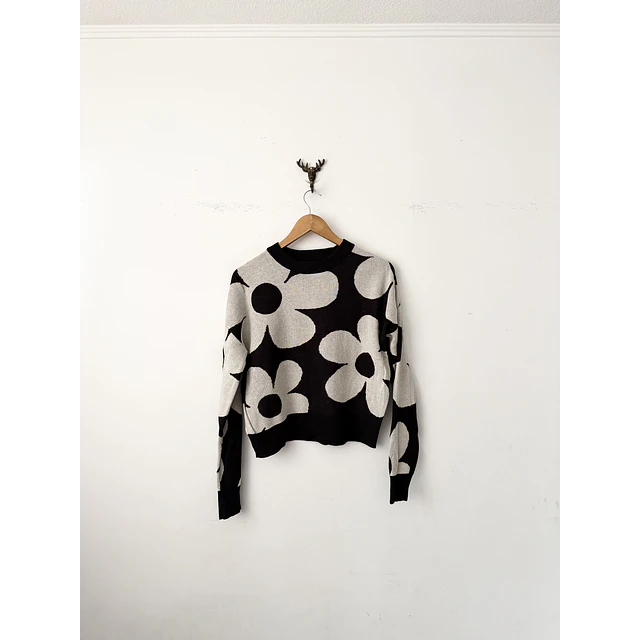 Chaleco floral (M)