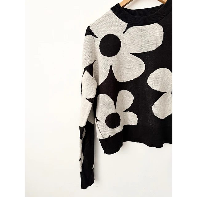Chaleco floral (M)