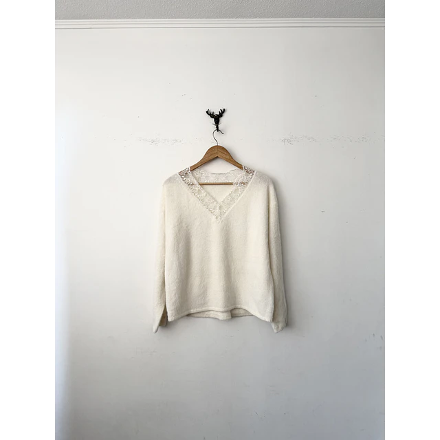 Chaleco encaje (M)