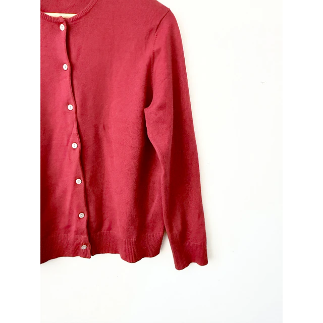 Cardigan rojo (M)
