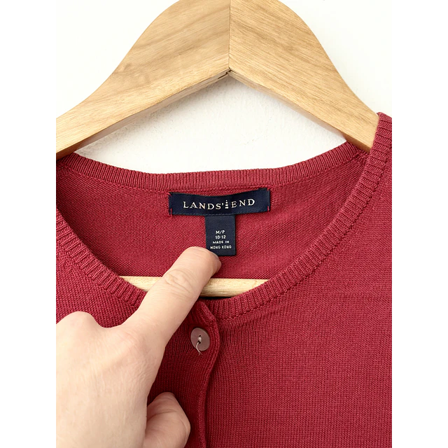 Cardigan rojo (M)