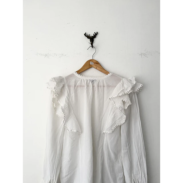 Blusa blanca (S)