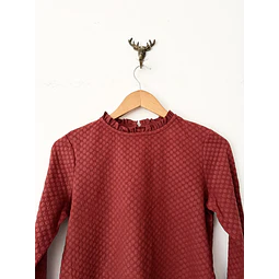 Blusa burdeo (S)