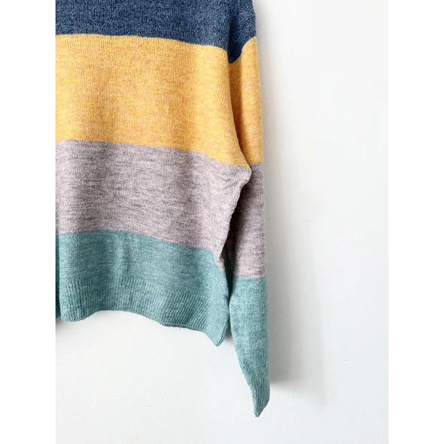 Chaleco rayado (S)