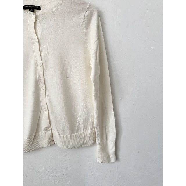 Cardigan blanco (S)