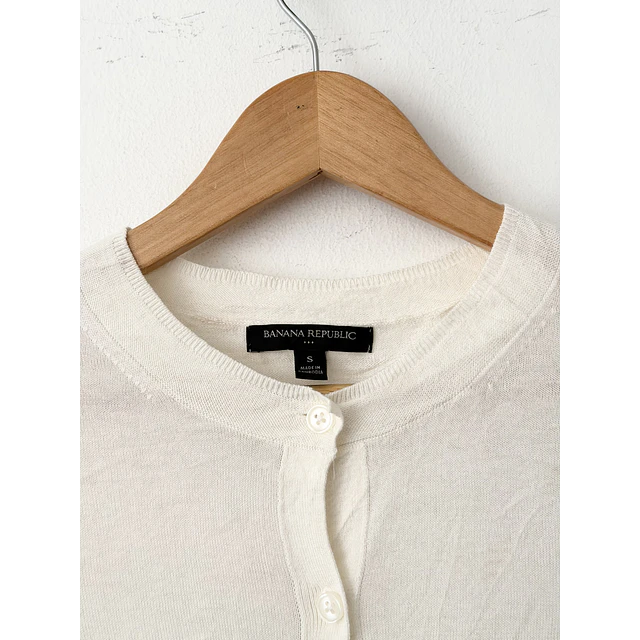Cardigan blanco (S)