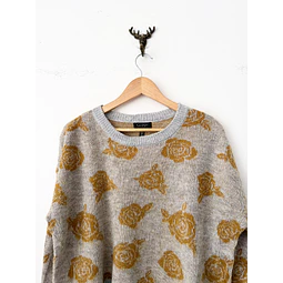 Chaleco floral (M)