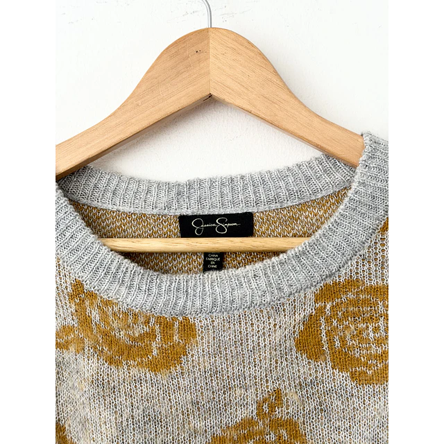 Chaleco floral (M)