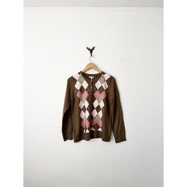 Cardigan rombos (M)