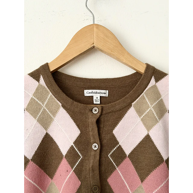 Cardigan rombos (M)