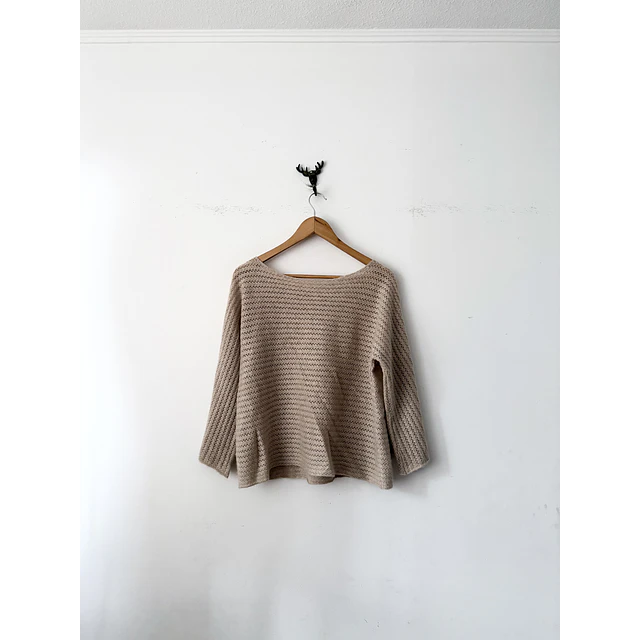 Chaleco beige (M)