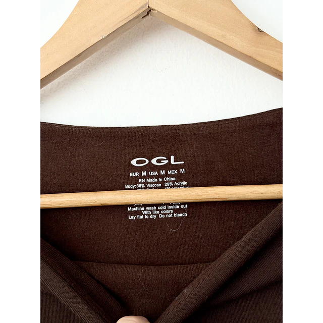 Camiseta cafe (M)