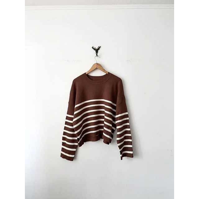 Chaleco rayado (M)