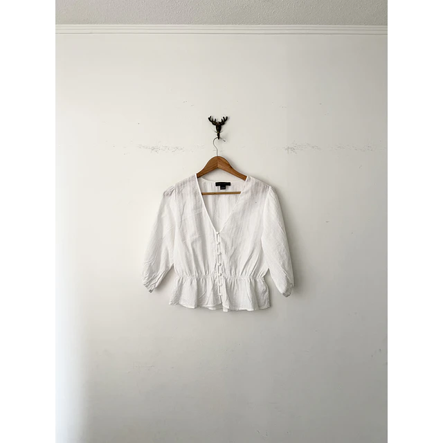 Blusa blanca (S)