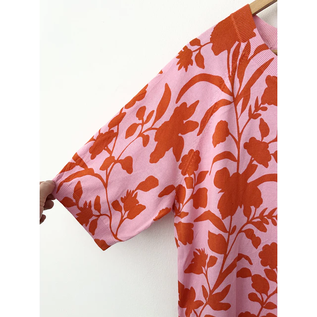 Polera floral (L/XL)