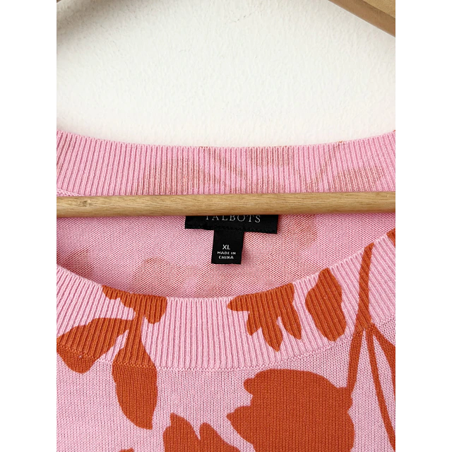 Polera floral (L/XL)