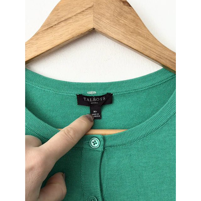 Cardigan verde (M)
