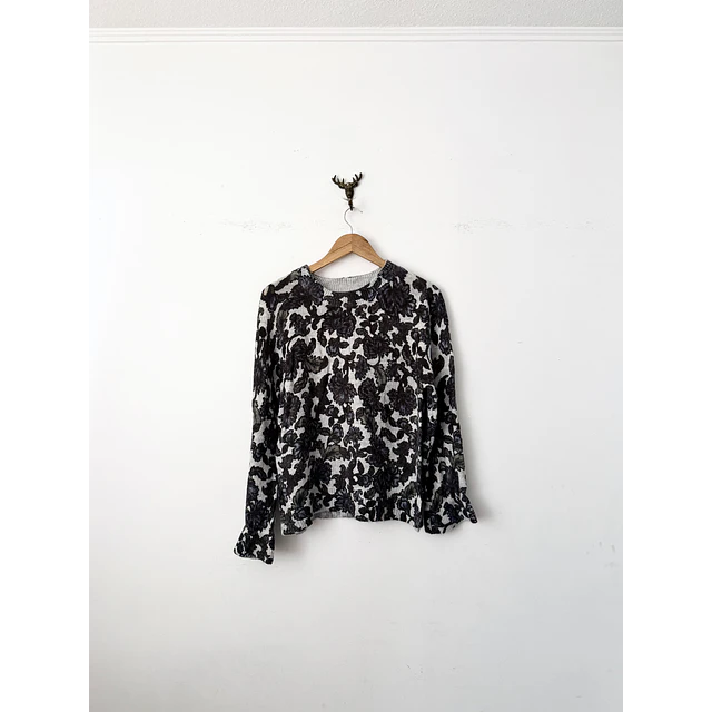 Chaleco floral (M)