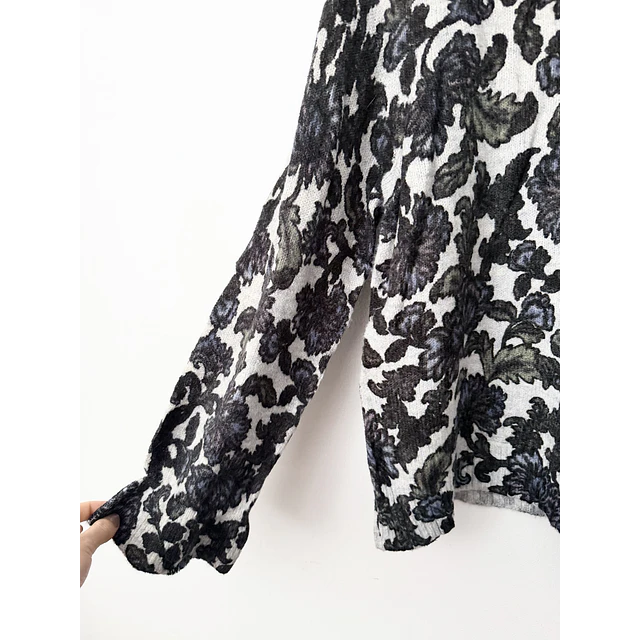 Chaleco floral (M)