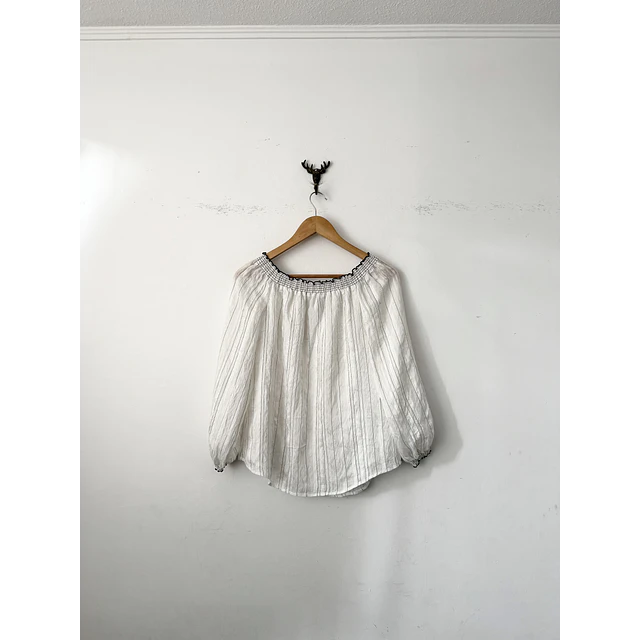 Blusa blanca (S)