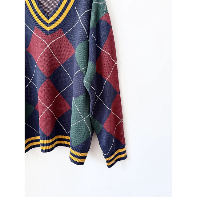 Chaleco rombos (XL)