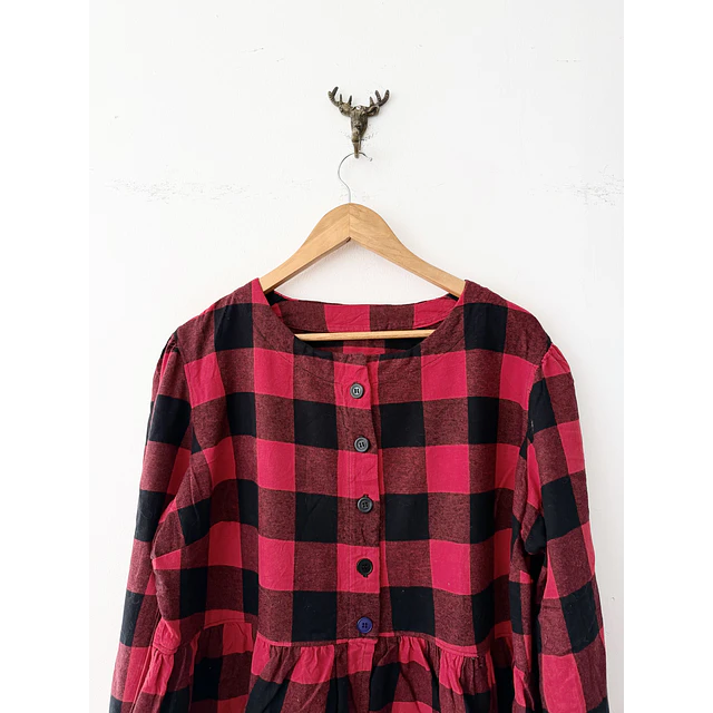 Blusa escocesa (L)