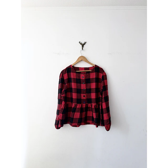 Blusa escocesa (L)