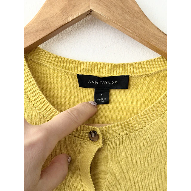 Cardigan mostaza (S)