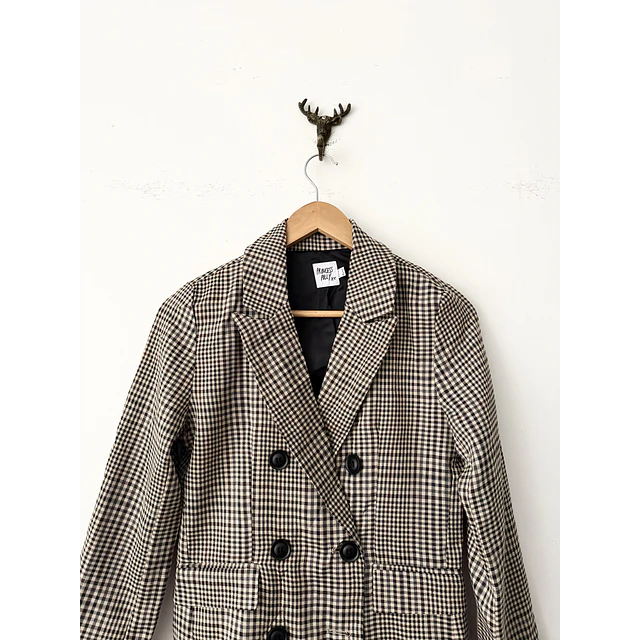 Blazer escocés (XS)